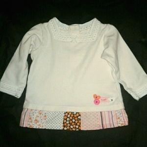 BABY GIRL Patchwork LS Top